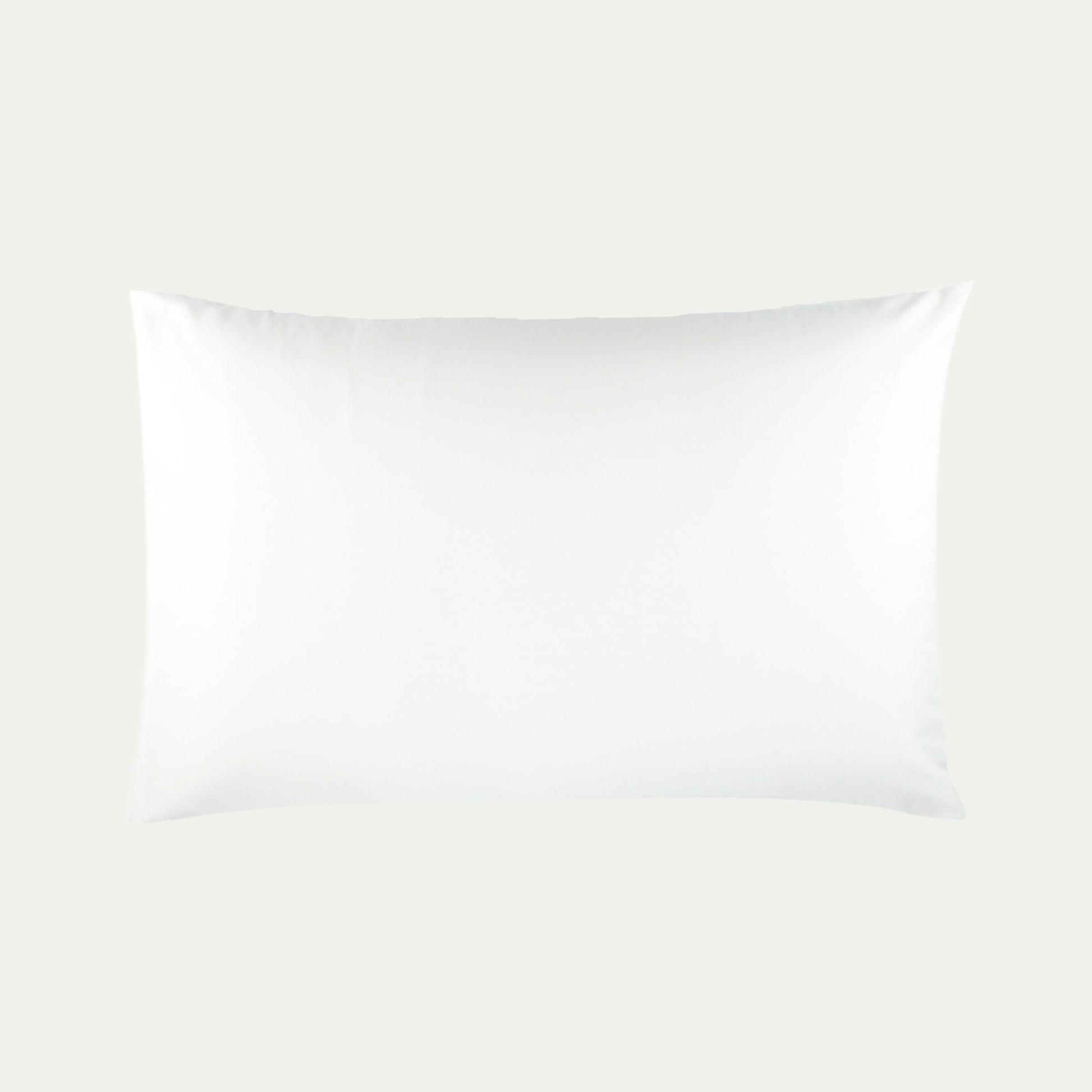 Organic cotton pillowcase in pure white