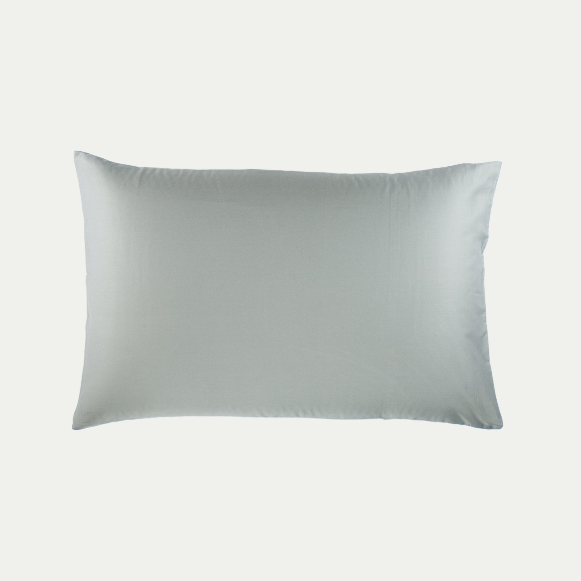 Organic cotton pillowcase in sleet grey